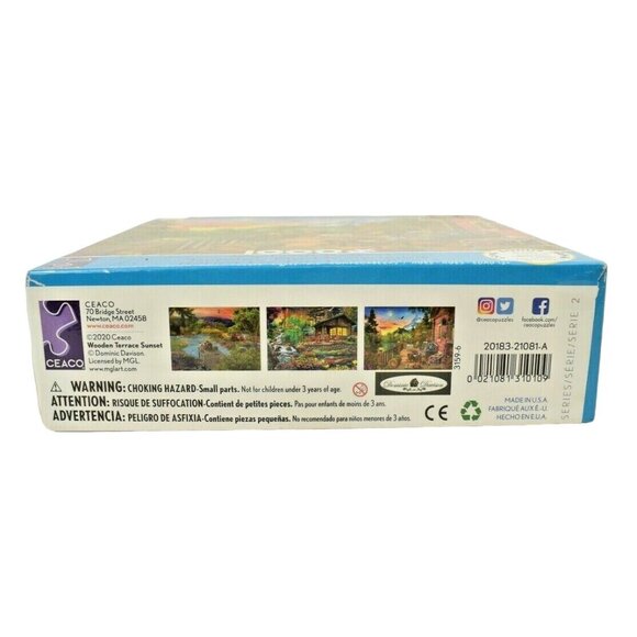 Ceaco Wooden Terrace Sunset by Dominic Davison 1000 Piece Jigsaw Puzzle - Picture 6 of 9